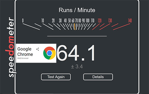 Chrome Browser result