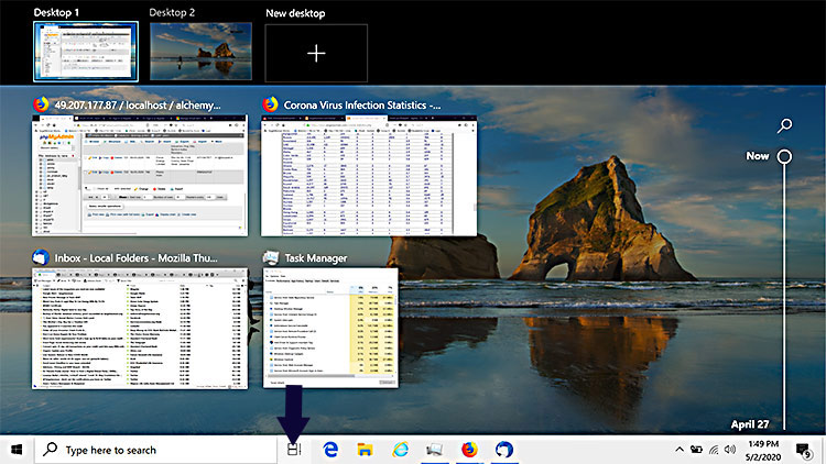Virtual desktop Windows 10